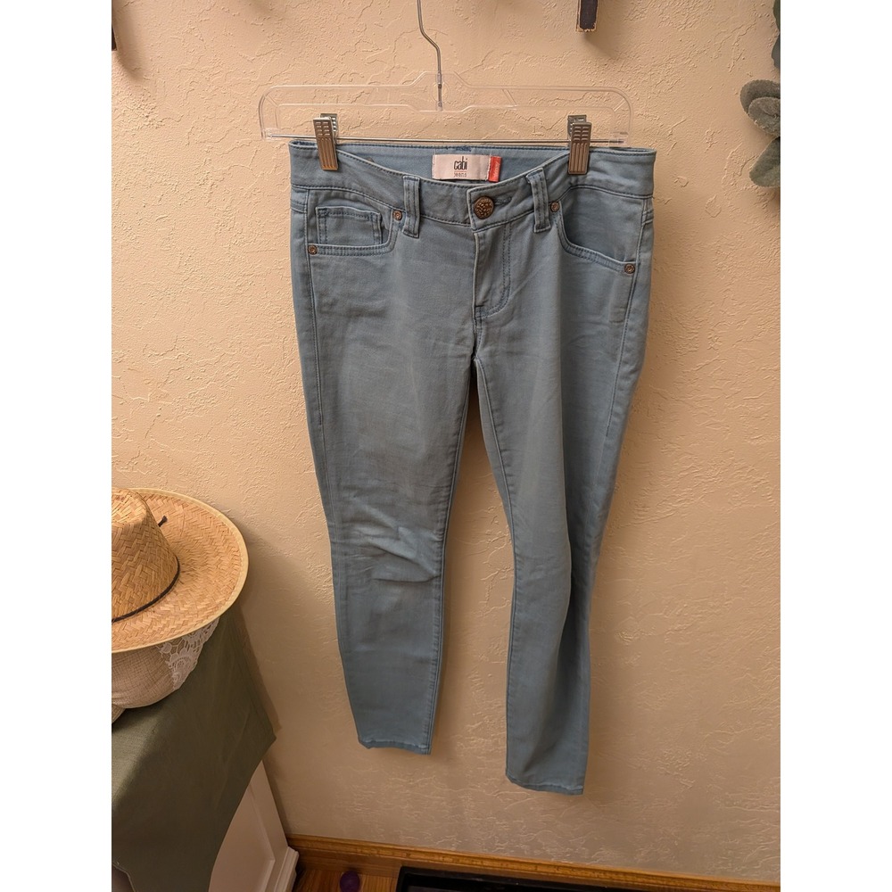 Cabi Skinny Jeans Light Blue Women Size 0 Cropped